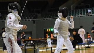 【フェンシング部】 全日本インカレ初日、清水がベスト１６