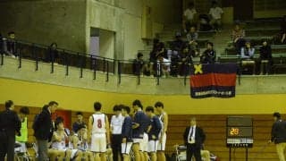【バスケ（男子）】切り替え難しく勝利とはならず/リーグ戦第２１節vs順大