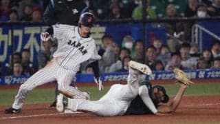 【プレミア12】逆転勝ちを呼び込んだ周東の快足！　二盗、三盗、生還に「すごい気持ちいい」