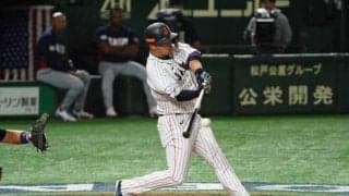 【プレミア12】浅村、直撃も何のその　適時打で1点返す、4番鈴木がチーム初安打の三塁打で口火