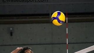 慶大、明大をストレートで下し３連覇達成！