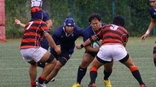 【ラグビー部】司令塔復活!!相手の強いプレッシャーに苦労しながらも大差をつけて５連勝