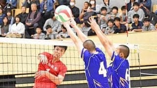 【春高バレー】茨城県予選、土浦日大がアベックＶ