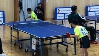 7歳以下で卓球強化合宿　アスリートの低年齢化進む