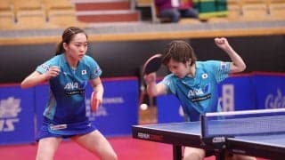 石川/平野ペア、快勝でベスト4進出＜卓球・オーストリアオープン＞