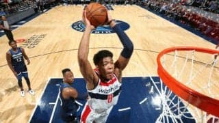 八村塁は豪快ダンクを含む8得点も不完全燃焼の出来、ウィザーズはシーズン3勝目