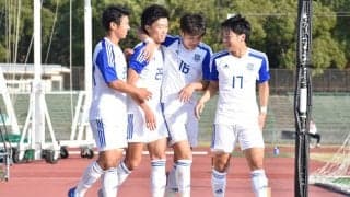 【サッカー部男子】　関西王者大体大に勝利！　次節勝利で自力２位