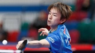 丹羽孝希、世界卓球銀メダリストに勝利　ガッツポーズ見せ準々決勝へ＜オーストリアオープン＞