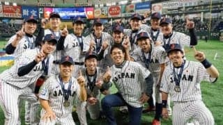 【プレミア12】「秋山さんもいる」-侍J、全員笑顔の“世界一自撮り”にファン感動「最高」