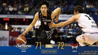 三河、チャンスに決められず１点差で惜敗