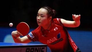 伊藤美誠、決勝進出　中国若手左腕にストレート勝ち＜卓球・オーストリアオープン＞