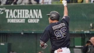 オリ杉本、キャンプ4発目のスコアボード破壊弾！　ファン驚愕「破壊神！　ラオウ様」