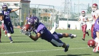 [アメフト]一橋大に完敗もルーキー小林の活躍光る