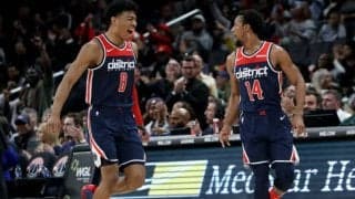 八村塁が15得点7リバウンドの高値安定パフォーマンス、ウィザーズが接戦を制す