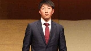 楽天新入団会見、ドラ1小深田が意気込み　「勝ち抜いて開幕スタメンを勝ち取りたい」