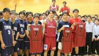 川崎ブレイブサンダースの篠山竜青、高校生を対象としたバスケクリニックを実施