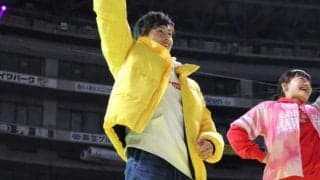 鷹・周東、侍ジャパンより「緊張した…」　ファンフェスでファッションショー初挑戦