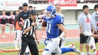 【アメリカンフットボール部】 神大に２６－７で勝利し、立命大との頂上決戦へ