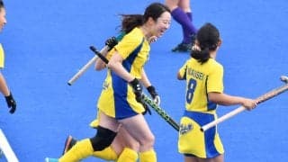 【陸上ホッケー部女子】 同大に勝利し、秋季リーグ戦５位で４年生は引退