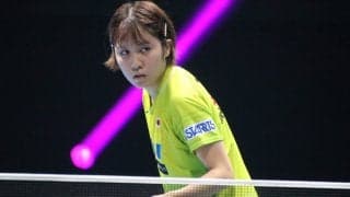 平野美宇「自分のプレーができなかった」　韓国選手に惜敗＜卓球・T2ダイヤモンド＞
