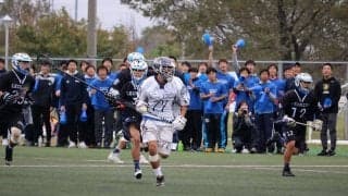 [男子ラクロス]得点力不足克服できず　東学大に敗北　悔しい３部降格