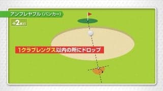 【おさらいゴルフ新ルール】「打っても打っても出ない・・・」砂地獄に救いの手！バンカーでのアンプレヤブル