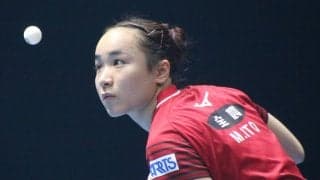 伊藤美誠、日本選手初のT2ダイヤモンド決勝進出