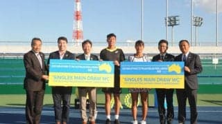 「全豪オープンジュニア本戦ワイルドカード選手権」男子／女子試合結果