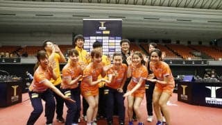 ニッペMがトップに完勝　ボーナス勝ち点獲得〈卓球・Tリーグ結果速報〉