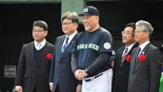 清原和博氏が少年少女と野球教室　佐々木氏、大久保氏、宮本氏ら豪華面々も