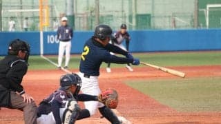 【野球部】新チーム初勝利！宮﨑が新チーム”初打点“