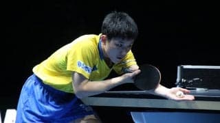 張本智和　 “アフリカの黒豹”破って8強に＜卓球・男子ワールドカップ＞