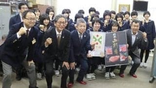 春高バレー出場、山形商に「つや姫」と山形牛１０キロ　ＪＡ山形など贈呈