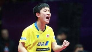 張本智和、逆転で準決勝へ　丹羽孝希との大激戦制す＜卓球・2019男子ワールドカップ＞
