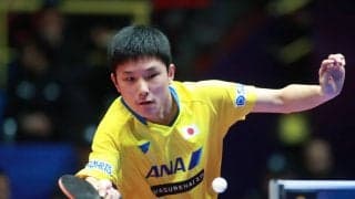 張本智和「挑戦する気持ちで戦った」　世界王者下し日本男子初の決勝へ＜卓球・男子ワールドカップ＞