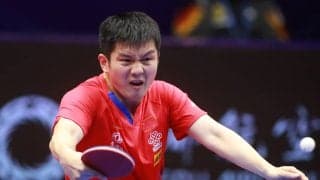 前回王者・樊振東、台湾の18歳に圧勝＜卓球・男子ワールドカップ＞