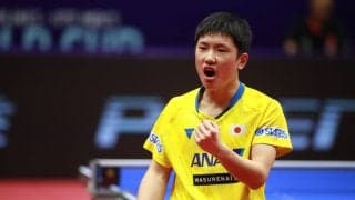 張本智和、世界ランク1位に敗れるも価値ある銀メダル＜卓球・男子ワールドカップ＞
