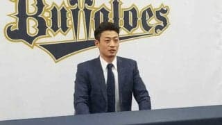 オリ松井雅、現状維持2800万円　山岡の勝率第1位アシストも「まだ受けていない投手がいる」
