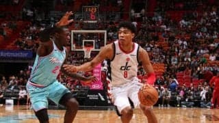 八村塁が5試合連続2桁の14得点を挙げるも終盤に失速、2度目の連勝はならず