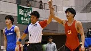 【レスリング部】　秋季リーグ戦１日目を１勝１敗で終える