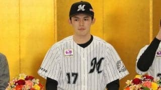 ロッテのドラ1佐々木、目標は「田中将大さん」　ライバルは「奥川君」
