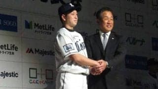 西武、新入団選手の背番号お披露目！　ドラ1宮川「15」、3位松岡は工藤公康の「47」