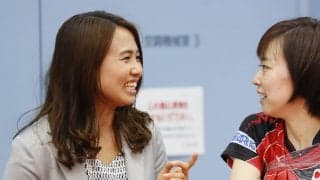 石川佳純とのバースデーランチでツーショット　平野早矢香「本当に心優しい後輩です」