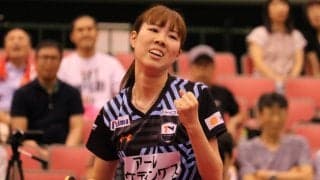 【Tリーグ】TOP名古屋・森田彩音、AAランク昇格　大学生女王が存在感