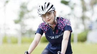 トライアスロンに挑戦の傳谷英里香さん、トレーニングの最適な心拍数を知る