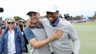 「フォアサムの怖さ、流れを感じた」プロゴルファータケ小山がみたプレジデンツカップ2日目