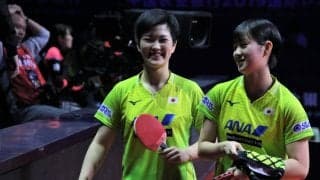 【卓球】長﨑/木原ペア、GFに感激「夢みたい」　続いて石川、平野、佐藤が本日登場