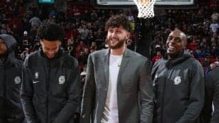 左足開放骨折からの復帰を目指すブレイザーズのユスフ・ヌルキッチ「今は60％」