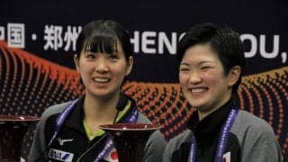 “ダブルみゆう”長﨑/木原、圧巻Vも「少しでも知ってもらえたら」＜卓球・グランドファイナル＞