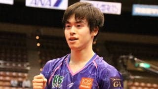 森薗政崇、大逆転V　2年連続で世界卓球代表権を獲得＜ジャパントップ12＞